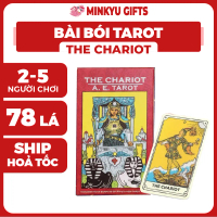 [TAROT] Bộ Bài Tarot The Chariot A.E. 78 Lá Có Hộp Bảo Quản, Lá Bài To Rõ Cán Nhựa Cao Cấp, Bói Bài 