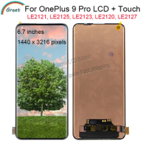 6.7" AMOLED For OnePlus 9 Pro LCD Display Touch Screen Digitizer Assembly For 1+9 Pro LE2121 LE2125 LE2123 LE2120 LCD