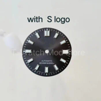 T-Watch dial black color original Japan C3 lume 28.5mm for NH35 movement and skx007/skx009 spb185 spb187