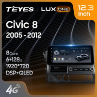 TEYES LUX ONE For Honda Civic 8 FK FN FD 2005 - 2012 Car Radio Multimedia Video Player Navigation GPS Android No 2din 2 din dvd