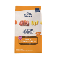 美國Natural Balance 低敏無穀馬鈴薯鴨肉成犬配方(小顆粒) 12LB(5.44kg) (購買第二件贈送寵物零食x1包)