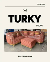 SOFA TURKY SUDUT + MEJA KOTAK