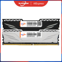 WALRAM DDR3 DDR4 4GB 8GB 16GB 1300 1600 1866 2400 2666 3200 Desktop Memory with Heat Sink DDR3 ram pc dimm for all motherboards