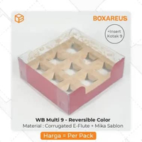 Box Mika Kue Imlek CNY Hampers Bolu Lapis Legit Puding | WB Multi 9 CNY Box + Insert Kotak