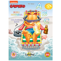 LADYBUG GARFIELD ABC / 123 / Aa Zz / abc COLOURING BOOK - GD1 SERIES