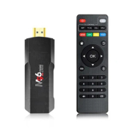 Mini TV Stick H313 4K Network Player Android Smart TV Box ATV HD Set Top Box TV Stick For Google Youtube EU Plug