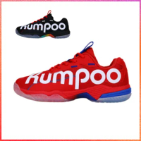 Original Kumpoo Unisex Badminton Shoes Ultra Light Indoor Ping Pong Sport Sneakers Comfortable Non-slip Training Footwear