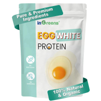inGreens Egg White Powder 283g (10oz)| Made in USA| Gluten-Free & Lactose-Free| No Antibiotics| Perf
