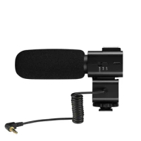 Ordro Video Camera Recording Microphone Youtube Vlog Film Shooting for 4K FHD DSLR Digital Camcorder