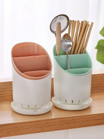 塑料瀝水筷子桶家用創意筷籠廚房勺子收納架筷筒餐具收納盒筷子簍