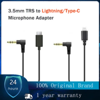 NEW 3.5mm TRS to Lightning Type C USB C Audio Cable iPhone Android phone adapter for Microphone RODE Comica BOOMX d2 Synco G1