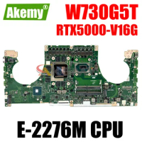 W730G5T Mainboard For ASUS ProArt StudioBook Pro X W730 W730G5TV Laptop Motherboard With E-2276M CPU RTX 5000 V16G Notebook