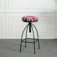 Solid wood bar stool. Ladies back chair Groom chairs High bar bar Stool round stool