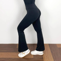 MBS Celana Cutbray Wanita Yoga Gym Legging Flare Pants Celana Highwaist Yoga Flare Pants Outdoor Spo
