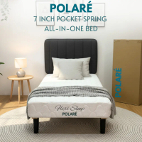 POLARE Flexi Sleep 7 inch Pocket Spring All-In-One Bed-2 Sizes