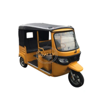 4 Seats Electric Tricycle Tuk Tuk Car 3 Wheels Mobile Electric Vehicle Mobility Scooter Adult Tricycle Cart With Solar Panel