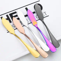 Butter Spreader Multifunctional Stainless Steel Butter Knife Cheese Jam Spreader Spatula Sandwich Cheese Cake Slicer Table Knife