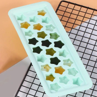 Chocolate Molds Heart Ice Cube Star Molds Tray Chocolate Candy Molds Drink Tray Plastic Molds Ice Mold Ice Maker Household