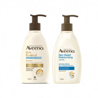 【Aveeno 艾惟諾】燕麥高效舒緩/煥光奇肌保濕乳354mlx2(官方直營)