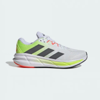 【adidas 愛迪達】慢跑鞋 男鞋 運動鞋 緩震 QUESTAR 3 M 白灰綠 ID6319