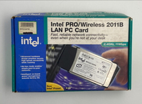 (新品，外盒破損) Intel PRO/Wireless 2011B LAN PCMCIA 介面網路卡 _u4