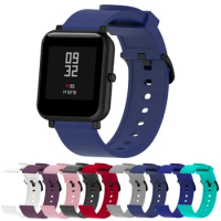 For Huami Amazfit Bip S Smart Watch Wristband 20mm Silicone Strap Bracelet For Amazfit Bip U Pro/GTR 42mm/GTS 2 2Mini Watchband