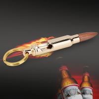 創意子彈型鑰匙扣啤酒開瓶器起子啟瓶器汽車掛腰鑰匙圈個性禮品