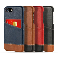 Mixed Splice PU Leather Card Slots Holder Cover Case For iPhone 5s 5 SE Case For iPhone se 2016 5 5s 5G 4.0" Coque Funda A1453