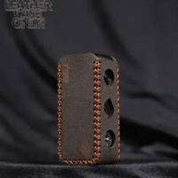 Premium Leather Sleeve Case TRML T99 include Lanyard Brown Denim