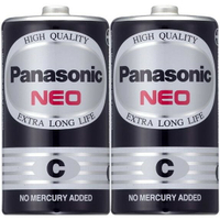 【國際牌Panasonic】碳鋅電池2號C電池(R14NNT/1.5V黑錳電池/乾電池/公司貨)