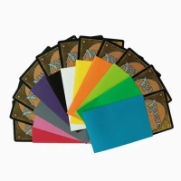50PCS 66x91mm Matte Colorful Standard Size Card Sleeves TCG Trading Cards Protector Tarot Shield Board Games Magical Cover PKM