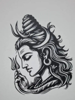 OM NAMASHIVAYA 8 INCHES CAR STICKER