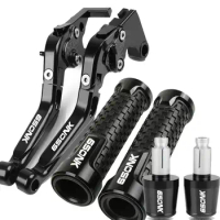 For CFMOTO 650NK 650 NK 2023 Motorcycle for CF MOTO 650nk Extendable Brake Clutch Levers Handlebar Handle Grips Ends Accessories