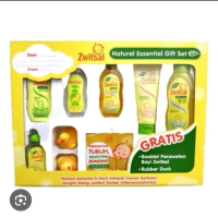 1 set zwitsal essentials gift set - perlengkapan mandi bayi 1 set - zwitsal bungkus kado