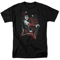 Áo Thun Dáng Rộng Cổ Điển Cổ Điển HARLEY QUINN, Phong Cách Châu Âu Và Mỹ Hàng Mới Về Năm 2025, Áo ng