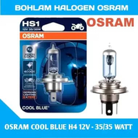 Bohlam Lampu Depan Cool Blue OSRAM H4 Motor Vixion 12Volt , Bohlam Halogen OSRAM , Bohlam OSRAM Halo