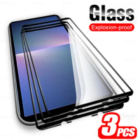 3Pcs Protective Glass For Sony Xperia 5 V 5G Tempered Glass On Sony Xperia5V Xperia5 V 5V V5 2023 6.1'' XQ-DE54 Screen Protector