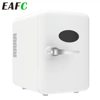 Multifunction 4L Mini Refrigerator Portable Electric Fridge For Car Home Cosmetics Mask Beverage Refrigerators Cooler Warmer