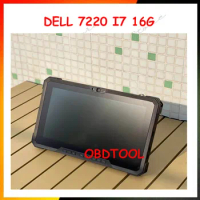 Exemt DELL Rugged 7220 I7 8665 16G Ram With SSD Three-Proof Tablet for Auto Diagnostic Tool Touch Screen 4G Moudle Fast Shipping