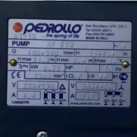 PEDROLLO centrifugal pump HF51A 380V HFm51A 220V
