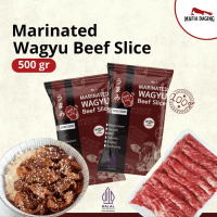 promo - [mafia daging] marinated wagyu beef slice - 5 g