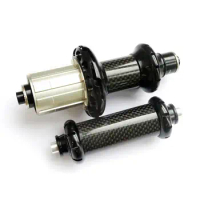 Straight Pull Road Bicycle Accessories Front 20 Rear 24 Holes Carbon Fiber Body Cnc Freebody R36 Hub Use For 700C Wheels