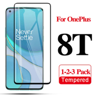 Screen Protector Case Protection for oneplus 8t 8 t Full Cover Tempered Glass oneplus8t one plus t8 Film Accessories 6.55''2020