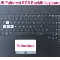 UK Palmrest RGB Backlit keyboard for ASUS TUF565D TUF565DV TUF565DD TUF565DU TUF565DT