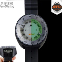 TPU material professional deep diving sports watch luminous dial diving compass diver's compass