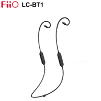 FiiO LC-BT1 Sports Bluetooth Cable With Mic QCC3005 BT Chip AK4331 DAC MMCX/0.78mm 2-pin connectors App controls
