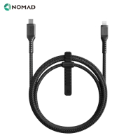 美國NOMAD USB-C to Lightning 充電傳輸線-黑 1.5M