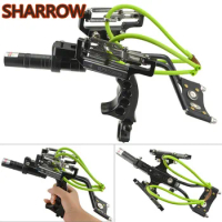 1Set Catapult Bow Fishing Archery Sling Hunting Slingshot Laser Slingbow Bowfishing Darts Outdoor Shooting Fishing Accessories