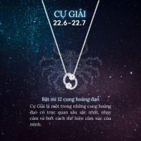 Dây chuyền LAMY cung hoàng đạo Cancer Zodiac Pendant Necklace Silver 6062