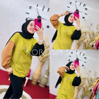 kaos  Wanita combad mode kinanl oversize by nabil